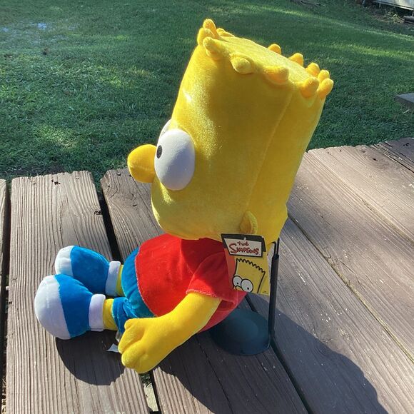 2005 The Simpsons Bart Simpson Plush 16” w/ Hang Tag – Collectible - Picture 4 of 7